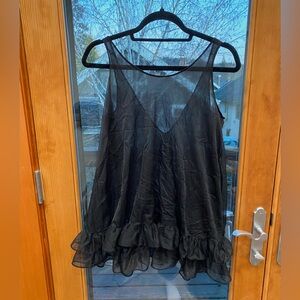 sheer lingerie cover